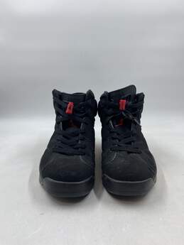 Nike Air Jordan 6 Black Athletic Shoe Men 8