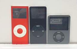 Apple iPod Nano (1st, 2nd & 3rd Gen.) - Lot of 3
