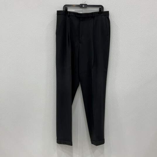 Armani Collezioni Mens Gray Two-Button Blazer & Pleated Pants Set Sz 44L w/ COA image number 3