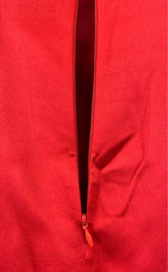 ABS By Allen Schwartz Women's Red Strapless Gown- Sz 4 NWT image number 5