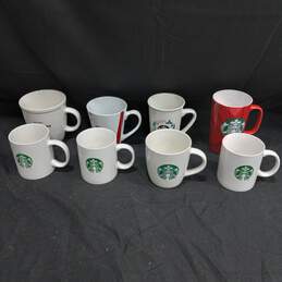 8 Pc. Bundle of Starbucks Ceramic Mugs