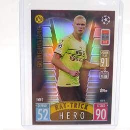 2021-22 Erling Haaland Topps Match Attax UCL Extra Hat Trick Hero