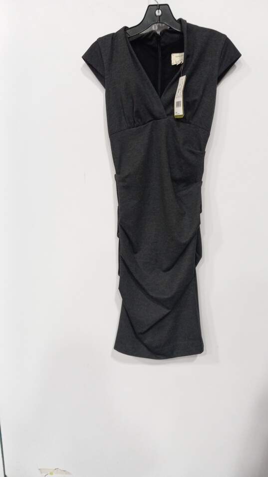 Women's Artelier by Nicole Miller Dark Gray Dress Size S NWT image number 1