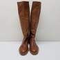 Women's Coach 'Christine' Carmel Leather Riding Boots Size 6 image number 2