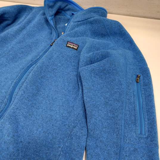 Patagonia Blue Full Zip Sweater Jacket Women's Size M image number 4