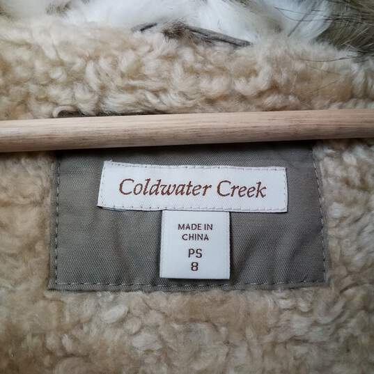 Women's Coldwater Creek Green Jacket Size PS 8 image number 3