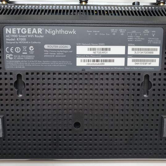 Netgear Nighthawk AC1900 Smart WiFi Router Model R7000 image number 3