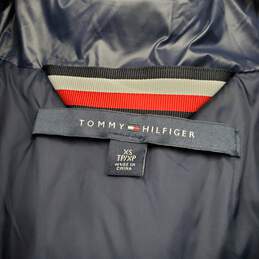 Tommy Hilfiger NWT Hooded Puffer Coat in Color-Block Red/White/Blue - Women's XS alternative image