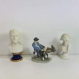 Napoleon Sculptures / Royal Copenhagen Figures  Assorted Lot of 3