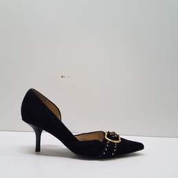 Michael Kors Black Suede Mid Heel Women's Size 6M