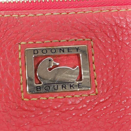 Dooney & Bourke Orange Leather Purse image number 4