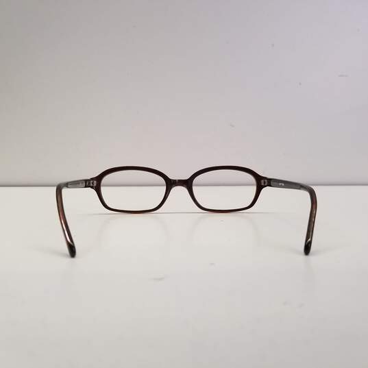 Oliver Peoples E.J. III Oval Brown Eyeglasses Rx (Frame) image number 5