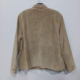 Women’s Vintage Pursuits Ltd Suede Blazer Jacket Sz 1X alternative image
