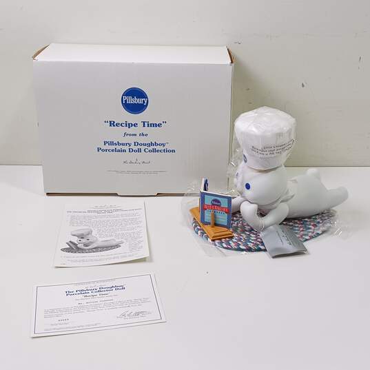 Danbury Mint Pillsbury Doughboy Porcelain Doll - Recipe Time- W/ Box image number 1