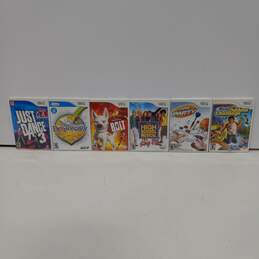 Bundle of 6 Assorted Wii Game Assortment Bundle
