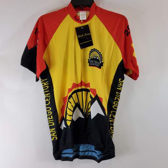 World Jerseys Men Multicolor Cycling Jersey L NWT image number 1