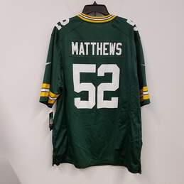 Mens Green Clay Matthews #52 Green Bay Packers Football NFL Jersey Size XL alternative image