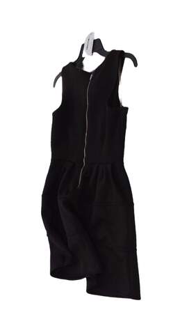 Womens Black Sleeveless Round Neck A Line Dress Size Large alternative image