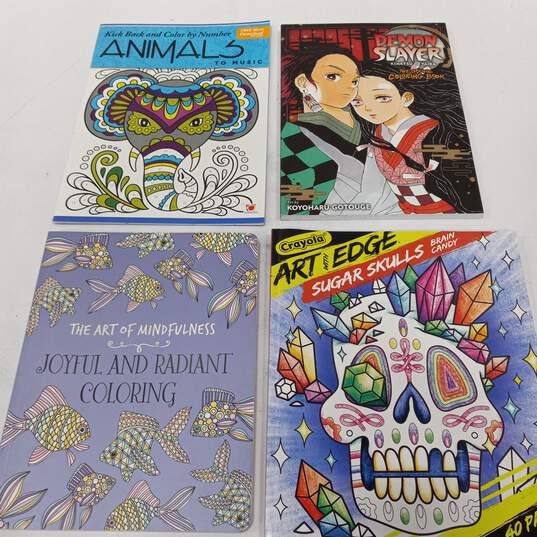 Lot of 12 Coloring Books With 6 Colored Pencils image number 4