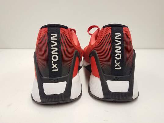 Reebok Nano X1 Cross Trainer Orange Knit Sneakers Men's Size 11.5 image number 5