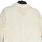 NWT Womens White Lace Pointed Collar Long Sleeve Shift Dress Size 16 image number 4