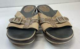 Cole Haan Tan Leather Wedge Slide Sandals Shoes Size 9 B alternative image