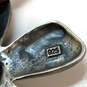 Designer Silpada 925 Sterling Silver Leather Cord Flower Pendant Necklace image number 4