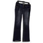 Womens Blue Medium Wash Pockets Stretch Denim Bootcut Leg Jeans Size 8 image number 1