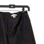 Womens Black Straight Leg Pleated Front Slacks Dress Pants Size 6 image number 3