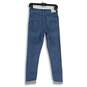 NWT Womens Blue Denim Medium Wash High Rise 5-Pocket Design Skinny Jeans Size 0R image number 2