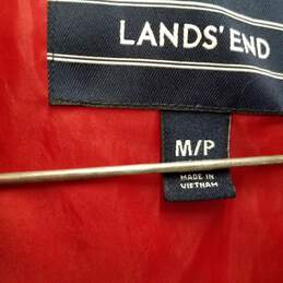 Lands' End Red Puffer Vest Size Medium alternative image