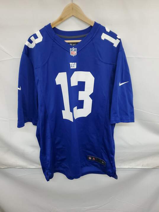 Unisex Nike NFL #13 Beckham Jr. NY Blue Jersey Sz XL image number 2