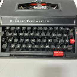 Vintage Classic Typewriter W/leather Travel Case alternative image