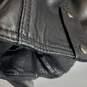 Bebe Women Black Asymmetrical Leather Jacket L image number 8