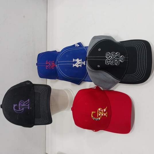 Bundle of Five Assorted Baseball Caps image number 1