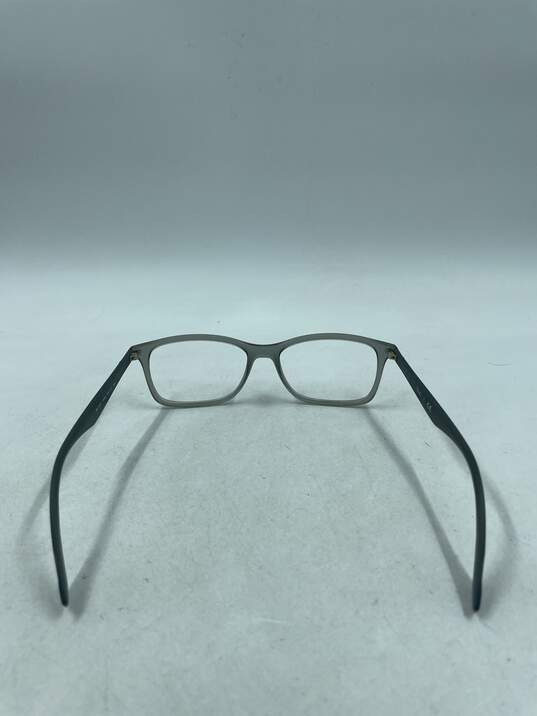 Ray-Ban Clear Gray Square Eyeglasses image number 3