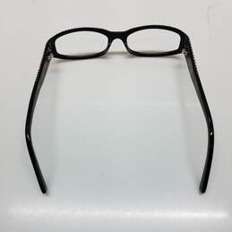 AUTHENTICATED Prada Black Crystal Studded Slim Eyeglasses FRAME ONLY alternative image