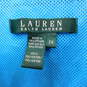 Ralph Lauren Womens Blue Hooded Zip Snap Rain Jacket w/ Gold Buttons Size 2X image number 5