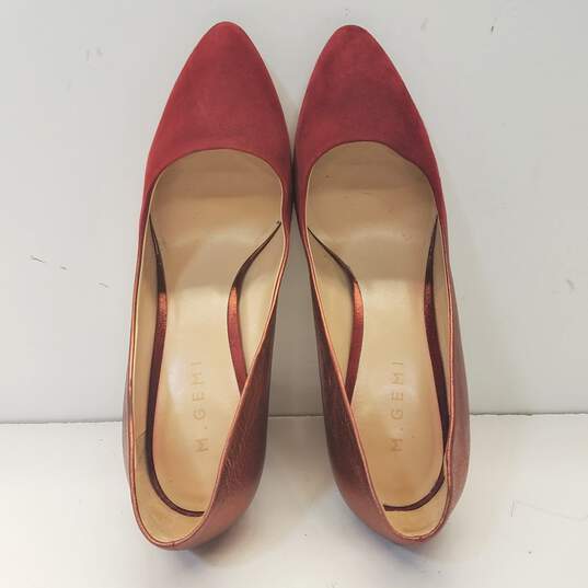 M. Gemi Leather Ombre Lustro Pumps Women's Size 10 image number 6