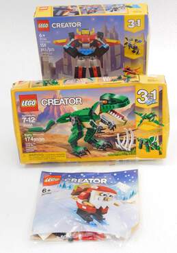 Creator Factory Sealed Sets 31124: Super Robot 31058: Mighty Dinosaurs & 30580: Santa Claus