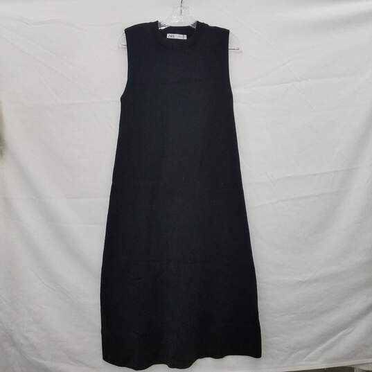 Zara Sleeveless Black Dress NWT Size Medium image number 1