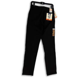 NWT Womens Black Slim Fit Workday Khaki Smart 360 Flex Chino Pants Sz 28x32