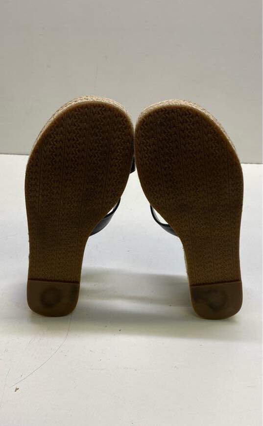 Michael Kors Wedge Sandal Size 10 Black image number 6