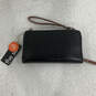 NWT Womens Black Brown Leather Inner Zipper Pocket Wristlet Wallet image number 2