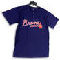 Mens Blue Short Sleeve #14 Atlanta Braves MLB Baseball T-Shirt Size L image number 1