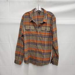 Patagonia MN's Organic Cotton Flannel Long Sleeve Shirt Size XL