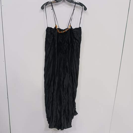Women’s Zara Creased Effect Oversize Dress Sz XS NWT image number 1