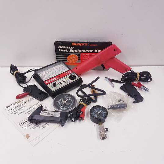 Sunpro by Actron III Deluxe Test Equipment Kit CP7728 image number 1