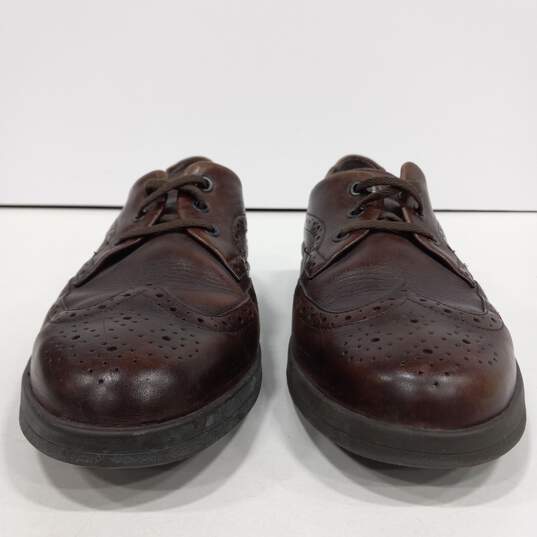 Mephisto Brown Lace Up Dress Shoes Size 12 image number 4