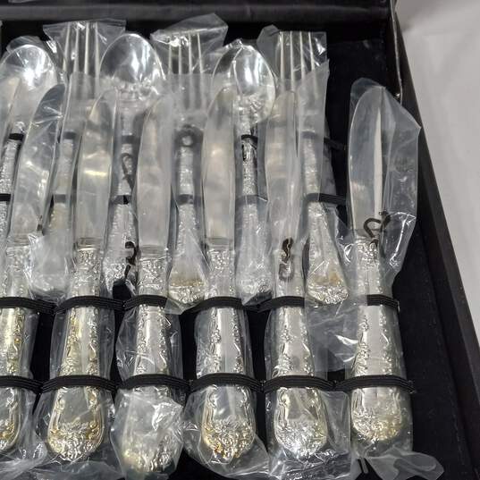 51pc Silver Plated Silverware Set in Case image number 5